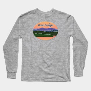 Mount Cardigan Motif Long Sleeve T-Shirt